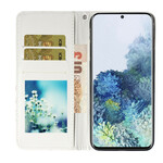 Samsung Galaxy S21 5G hoesje met bloemen