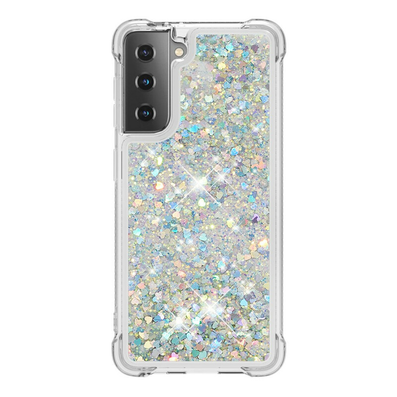 Samsung Galaxy S21 5G Glitter Hoesje