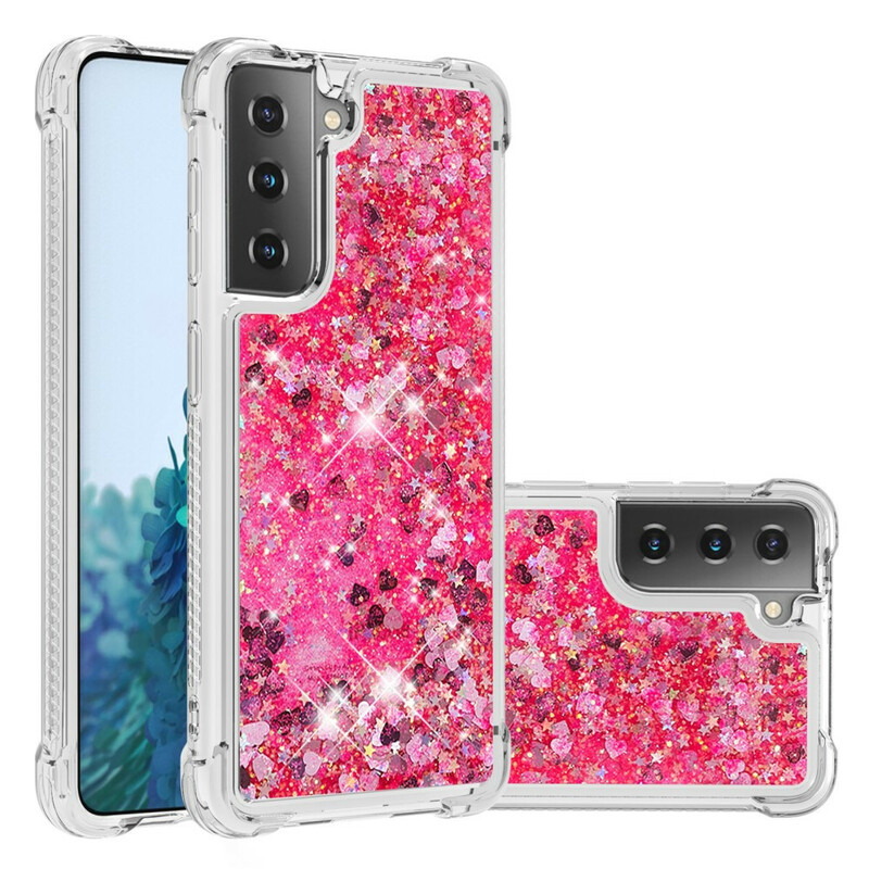 Samsung Galaxy S21 5G Glitter Hoesje Samsung Galaxy S21 5G Glitter Hoesje