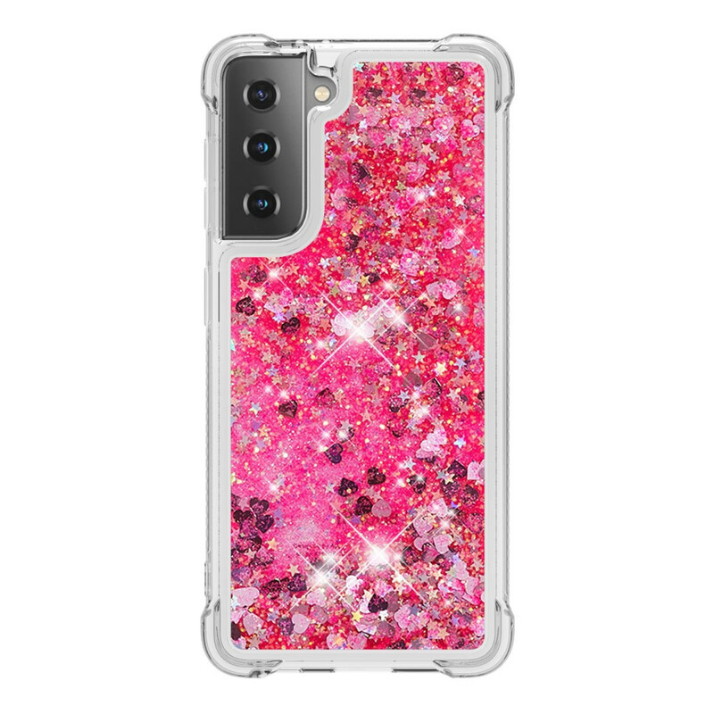 Samsung Galaxy S21 5G Glitter Hoesje Samsung Galaxy S21 5G Glitter Hoesje