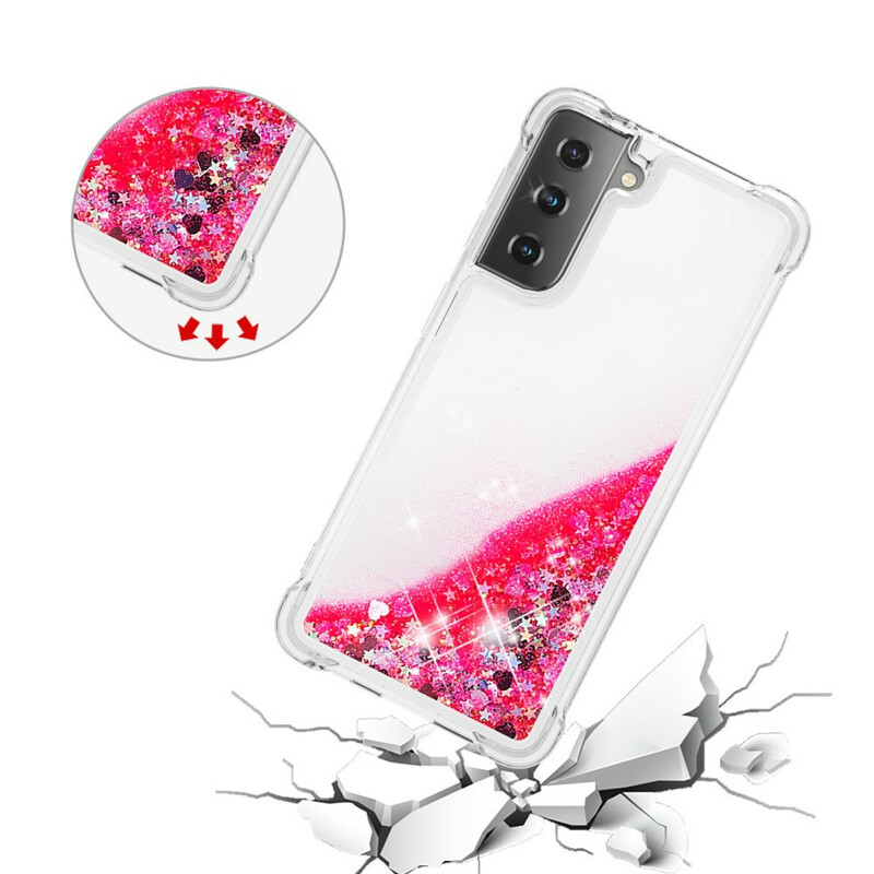 Samsung Galaxy S21 5G Glitter Hoesje Samsung Galaxy S21 5G Glitter Hoesje