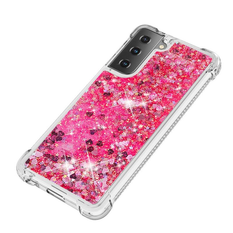 Samsung Galaxy S21 5G Glitter Hoesje Samsung Galaxy S21 5G Glitter Hoesje