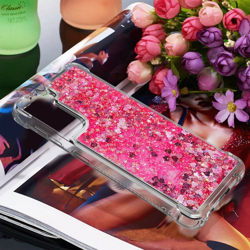 Samsung Galaxy S21 5G Glitter Hoesje Samsung Galaxy S21 5G Glitter Hoesje
