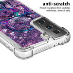 Samsung Galaxy S21 5G Glitter Dromenvanger Hoesje