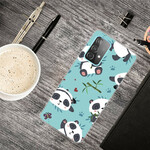 Samsung Galaxy A72 5G Hoesje Panda's