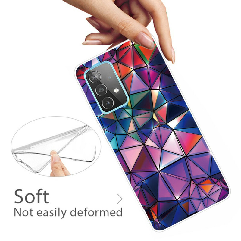 Samsung Galaxy A72 5G Flexibele Geometrie Hoesje
