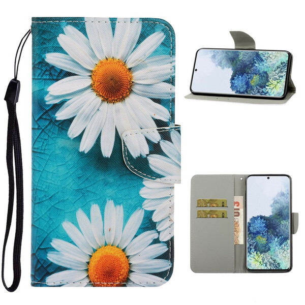 Samsung Galaxy S21 5G Daisy Strap Case