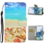 Samsung Galaxy S21 5G Strandlint Hoesje Samsung Galaxy S21 5G Strandlint Hoesje