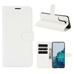 Samsung Galaxy S21 5G Kunstleer Hoesje Lychee Classic