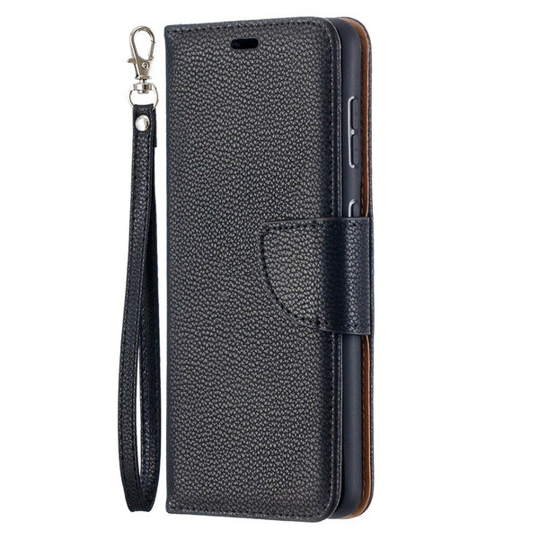 Samsung Galaxy S21 5G Hoesje Lychee Schuine Flap