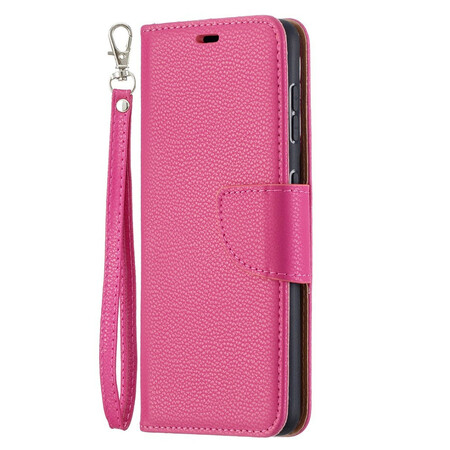 Samsung Galaxy S21 5G Hoesje Lychee Schuine Flap