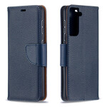 Samsung Galaxy S21 5G Hoesje Lychee Schuine Flap Samsung Galaxy S21 5G Hoesje Lychee Schuine Flap