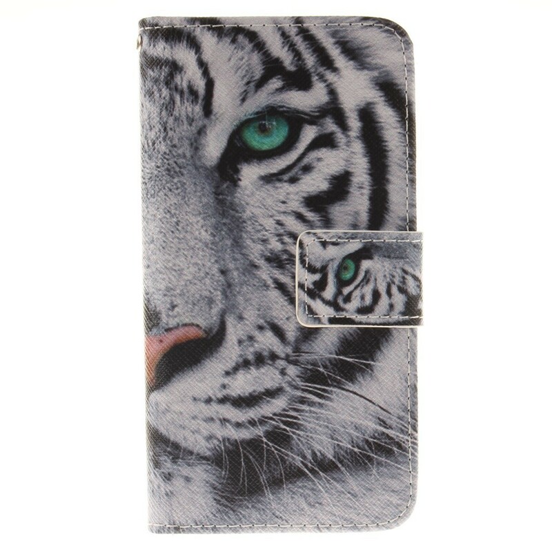 Hoesje iPhone 7 Tijger Wit