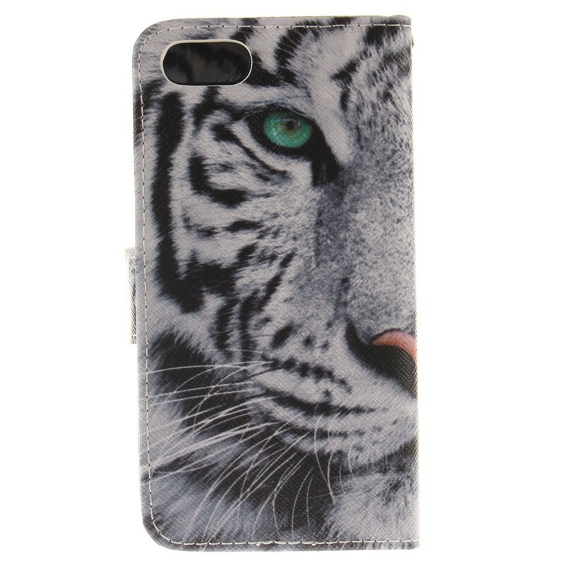 Hoesje iPhone 7 Tijger Wit