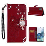 Samsung Galaxy S21 5G hoesje Mandala uil en bedel