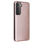 Flip Cover Samsung Galaxy S21 5G Carbon Fiber