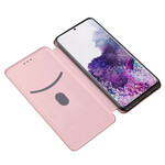 Flip Cover Samsung Galaxy S21 5G Carbon Fiber